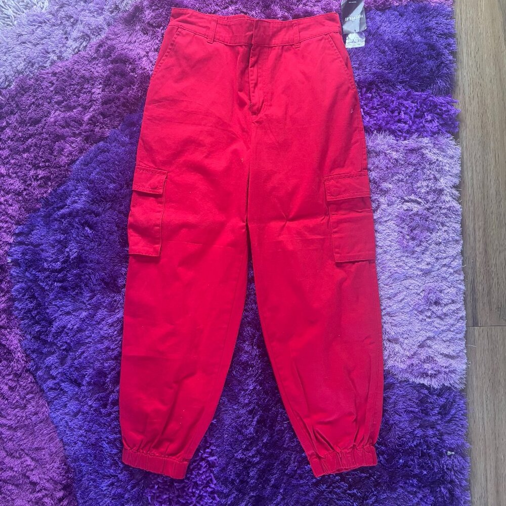Forever 21 Red Joggers